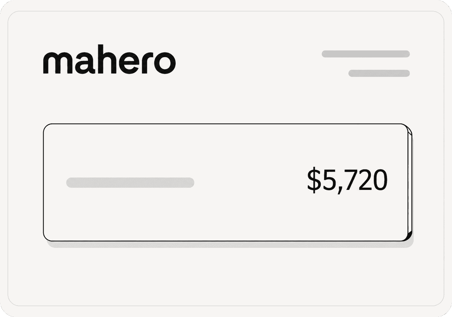 Invoice protocol interface