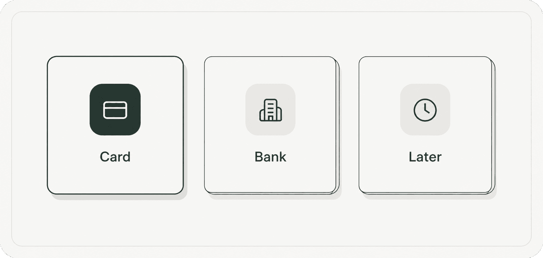 Payment method interface