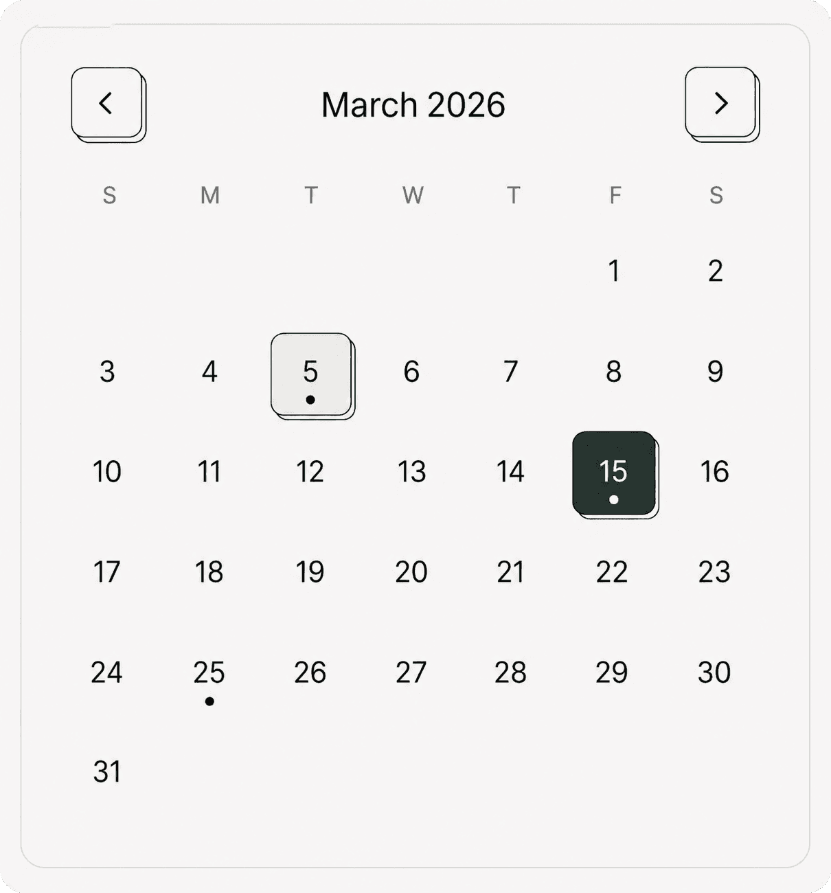 Reminder template interface